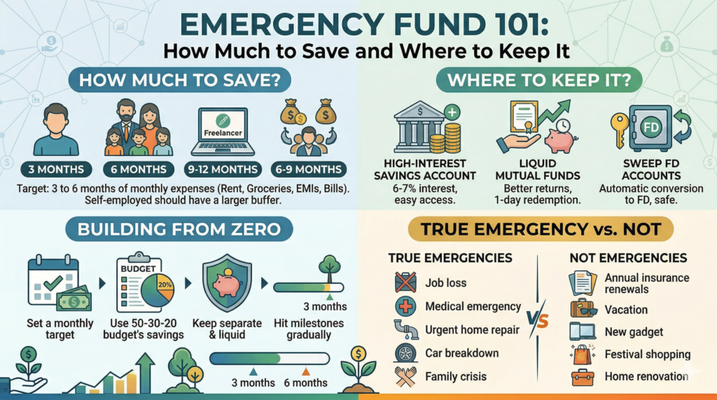 Emergency Fund 101: How Much to Save and Where to Keep It