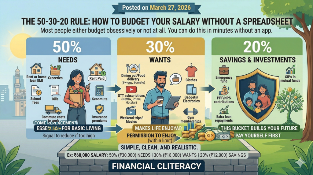 The 50-30-20 Rule: How to Budget Your Salary Without a Spreadsheet
