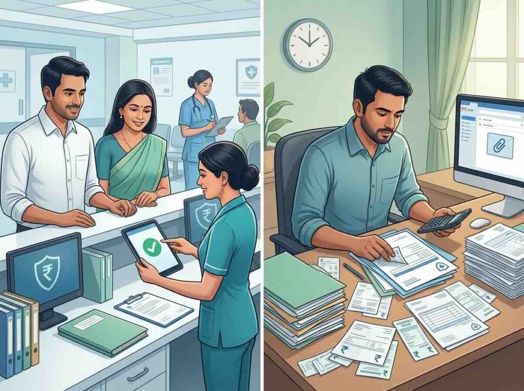 Cashless vs Reimbursement Health Claims: How Each Works