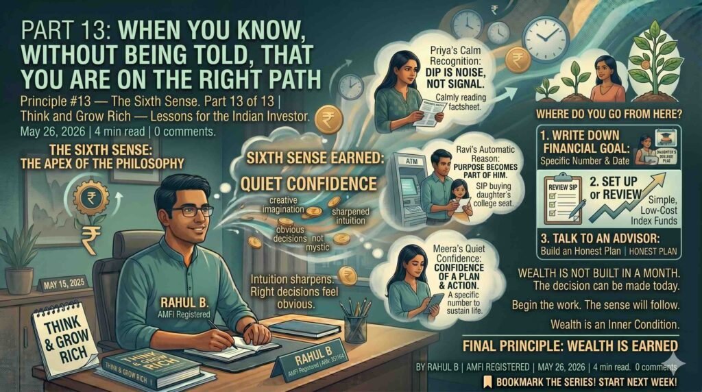 Part 13: When You Know, Without Being Told, That You Are on the Right Path