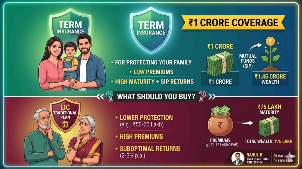 Term Insurance vs LIC Traditional Plans: What Should You Buy?